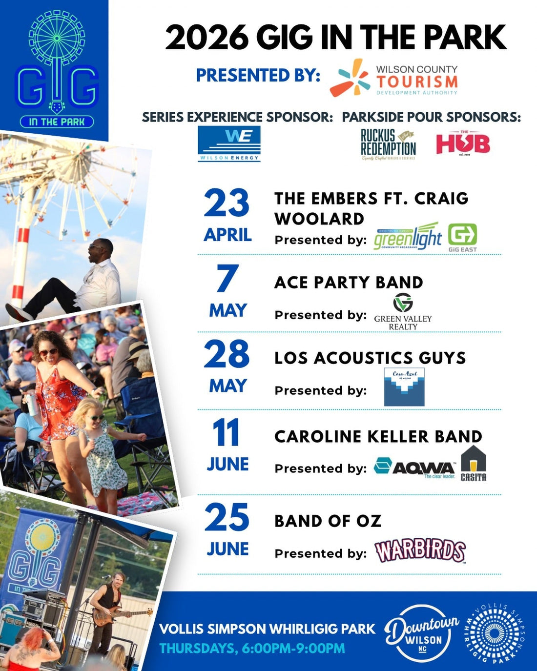 Proud to Be Part of Gig in the Park 2026